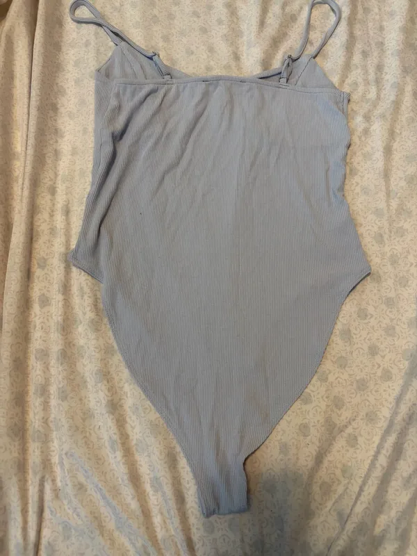 forever 21 blue tank top body suit - Image 3