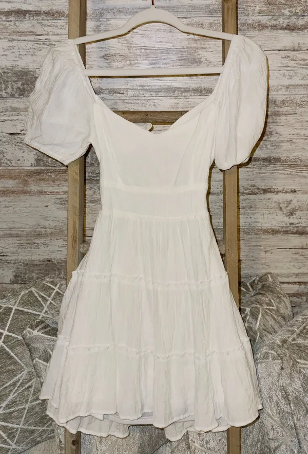 Altar'd State Dress Cut-Out Mini White - Image 2
