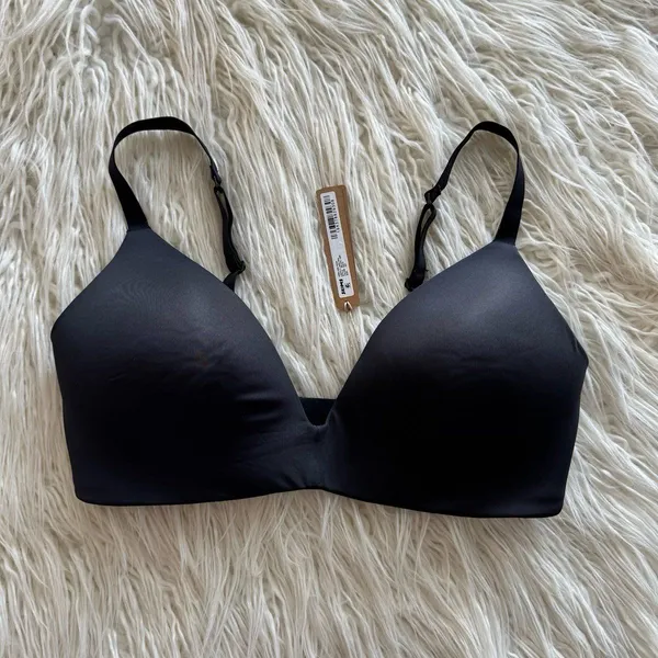 Skims Wireless Form T-shirt Bra Onyx Size 34D - Image 2
