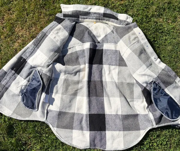 Plaid Button Down Jacket - Image 4