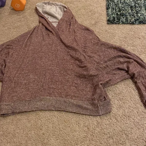 Project social‎ T/urban outfitters red hooded sweater small - Image 6