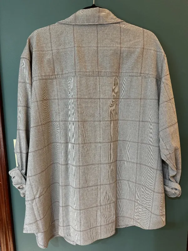 Abercrombie & Fitch Oversized Plaid Button Up - Image 2