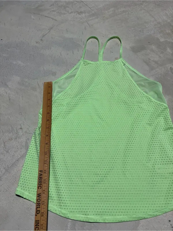 Athleta bright Green workout Tank Top XS - Image 3