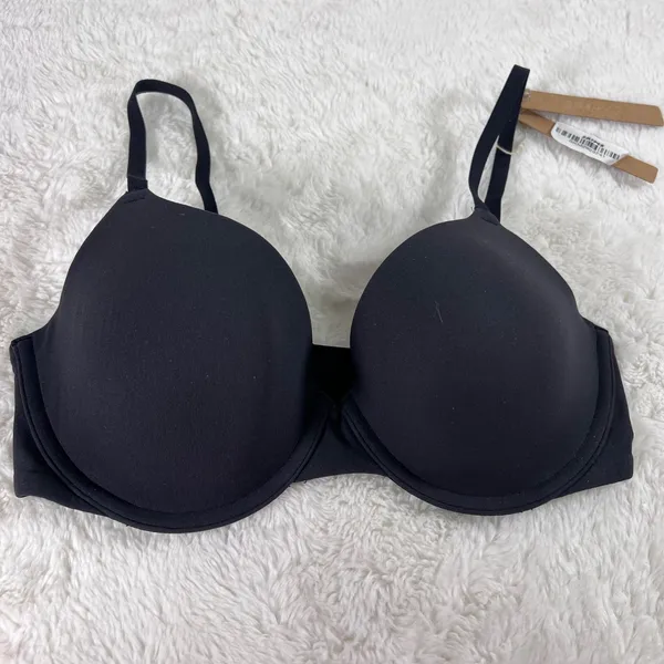 SKIMS Weightless Demi Bra Onyx‎ Black 32D Underwire Lightweight SKM2923741 NEW - Image 4