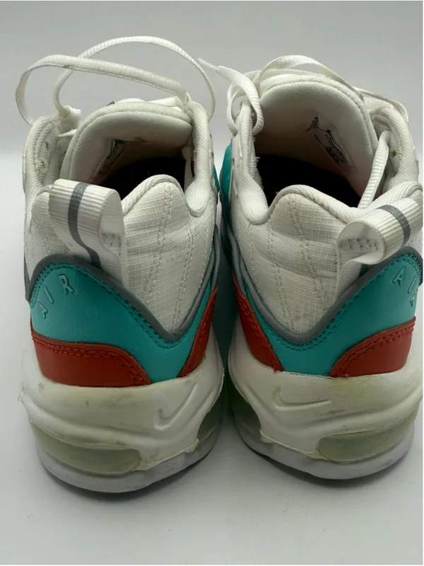 Nike Air Max 98 AT6640-801 Women’s Size 6 White Teal Red Sneakers 2019 - Image 5