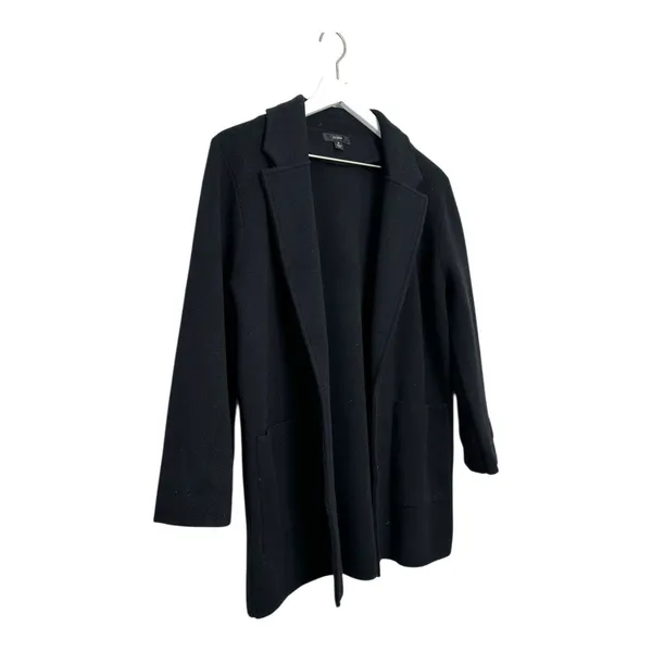 J. Crew Black Sophie Open-Front Sweater-Blaze Size Small - Image 2