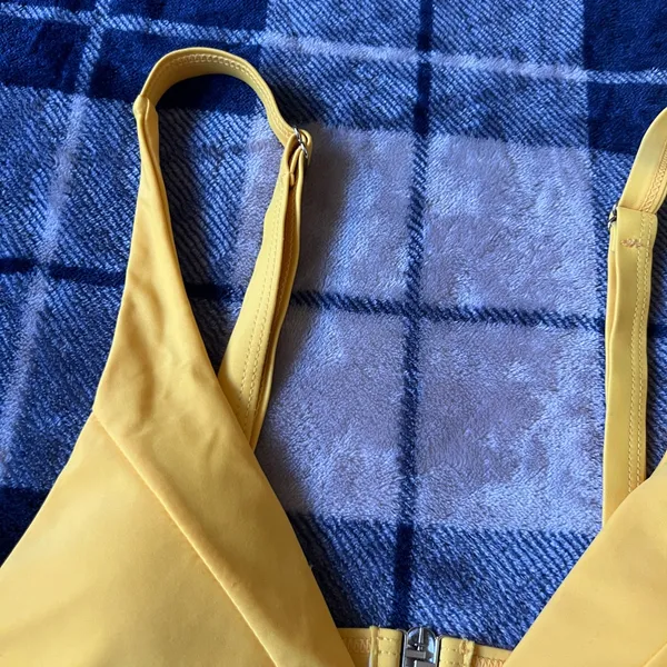 Yellow Triangle Bikini Top - Women Swim Bikini - Image 2