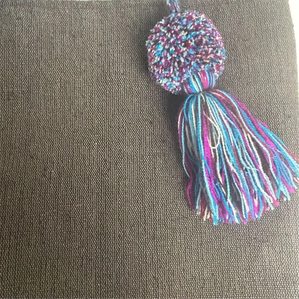 Ruggine Women's Multicolor Woven Fringe‎ Tote Bag Boho-Chic - Image 4