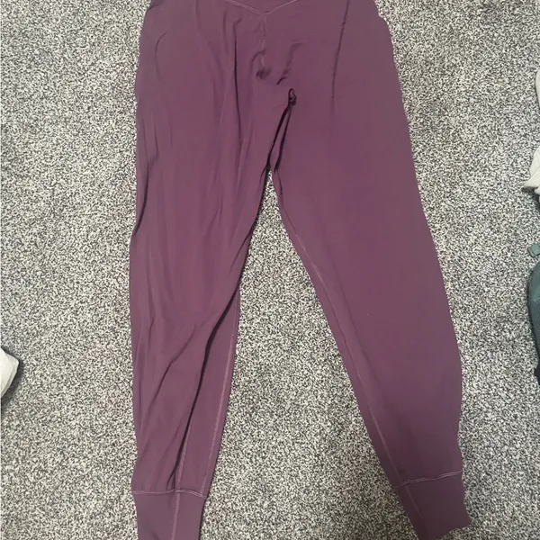 Women's Purple High-Waist joggers - Image 2