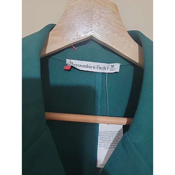 Abercrombie & Fitch Teal Mini Blazer Dress - Image 4