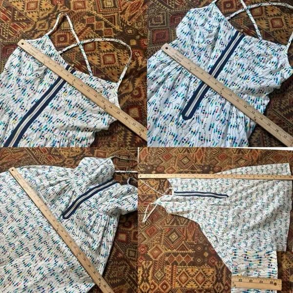 Lilly Pulitzer Sz 2 Oh Buoy Alexi Nautical Mini‎ Dress Beachy Cottagecore Whimsy - Image 4