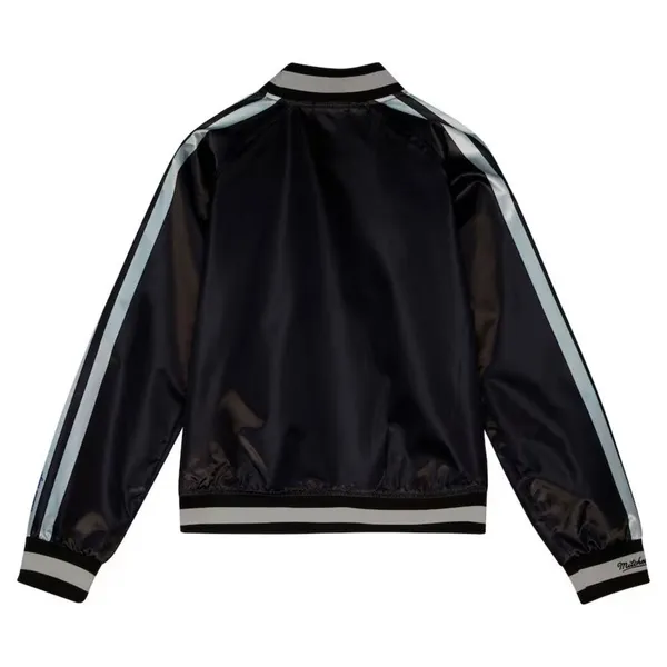 NWT NFL Mitchell & Ness Throwback Dallas cowboys satin varsity jacket black M - Image 14