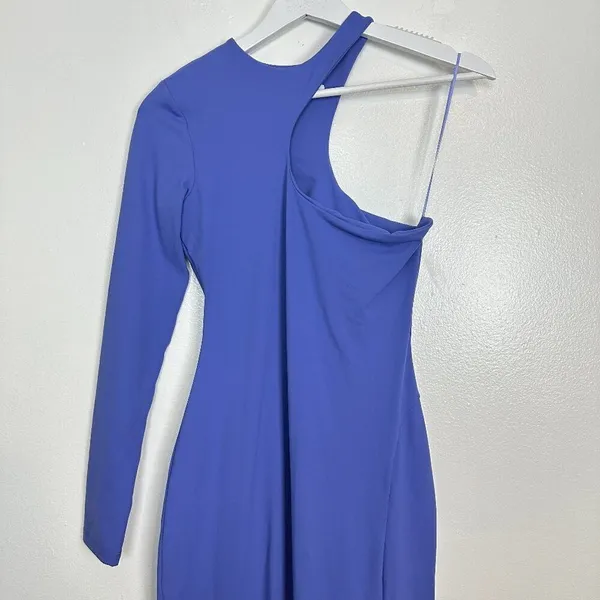 SUSANA MONACO Cutout One-Shoulder Long Sleeve Dress in Orchid Size X-Small - Image 6