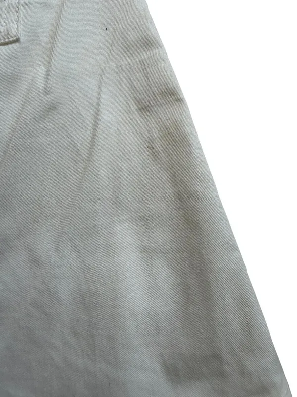 THEORY Women’s White Cotton Blend Skirt Size 8 - Image 2