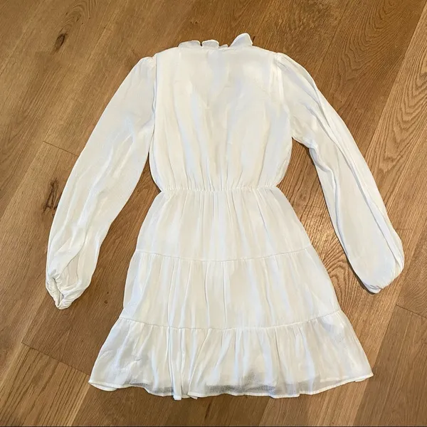 Show Me Your MuMu Addy Tie Dress in White - Image 5