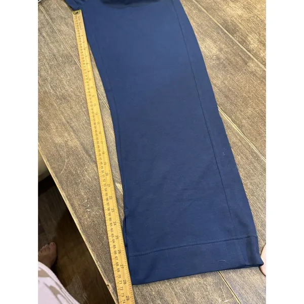 Pact Organic Stretch Lounge Pant Pull On Pockets Blue Size Small - Image 7