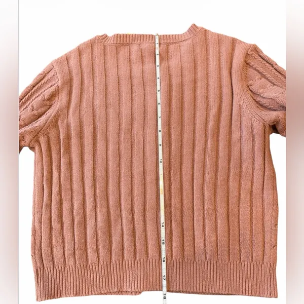 Women’s Wild Fable Button Up Sweater Mauve NWT Medium - Image 8