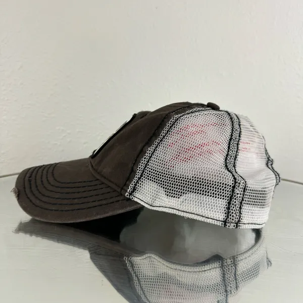 BILLY BOBS TEXAS Y2K Brown White Buck Rack Addict Country Baseball Hat - Image 8