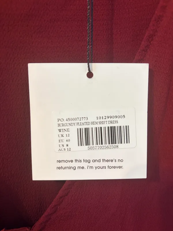 Missguided Maroon dress  - Image 2