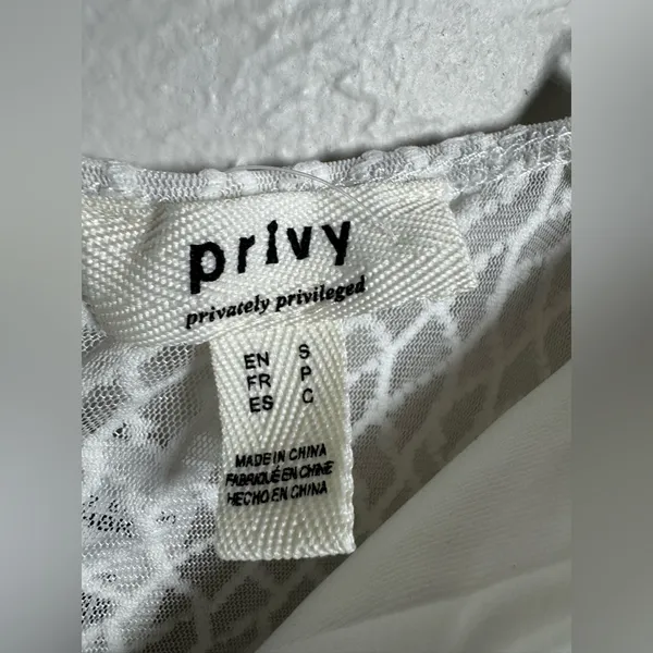(The Buckle) Privy Bustier Mesh Inset White Mini Glam Dress Size Small - Image 7