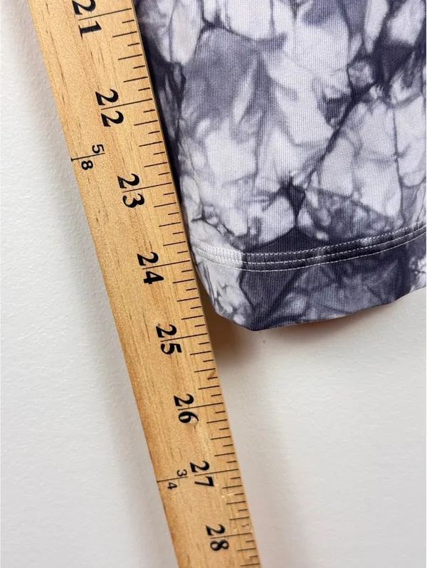 Lululemon Wunder Under Hi-Rise Shibori White Black Leggings Size 6 Luxtreme - Image 11