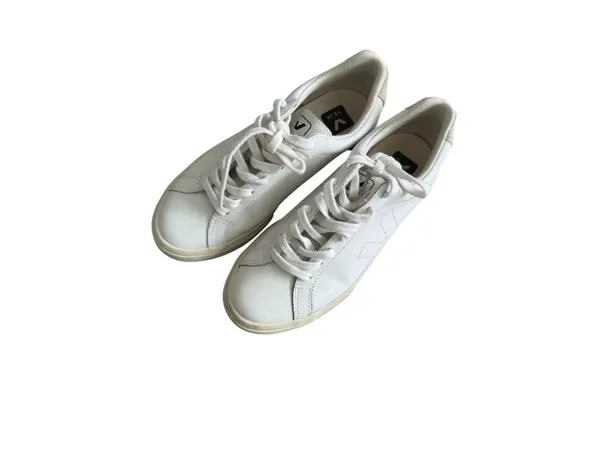 VEJA Women's Esplar White Leather Trainers Sneakers size 8 - Image 5
