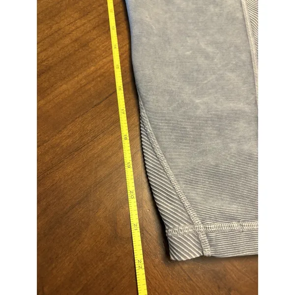 Lululemon Leggings Womens 10 Blue-Grey High Rise Yoga Pants Athletic Gym Run - Image 12