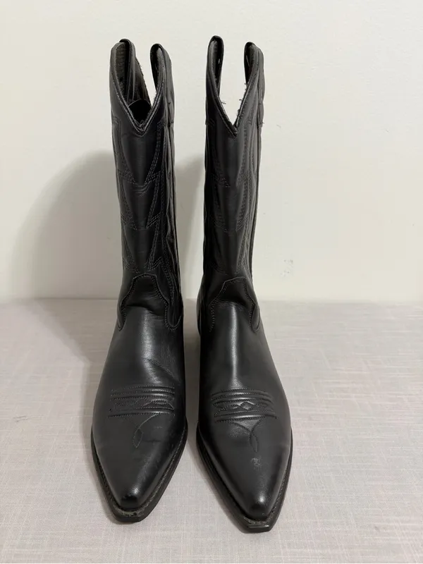 Capezio Vintage Women's Leather Western Cowgirl Boots Size 10 #267172 - Image 2