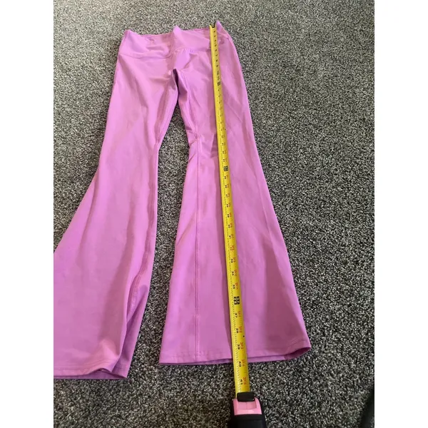 All in Motion pink high-rise bell bottom flare leggings yoga pants M - Image 3