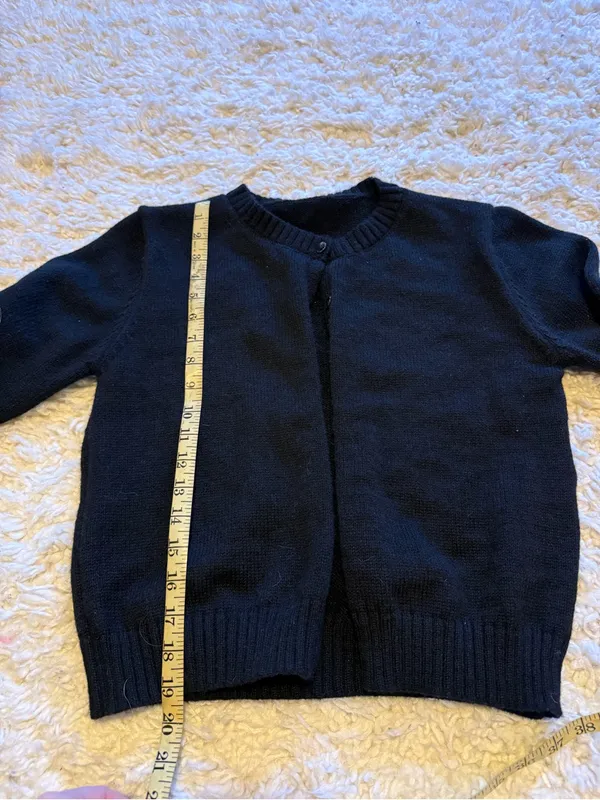 SHEIN Black Button Cardigan Sweater - Image 5