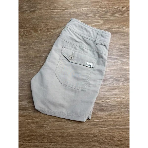 The North Face Shorts Women's 4 Dune Beige AXNT Nylon Hiking Cargo Outdoor - Image 15