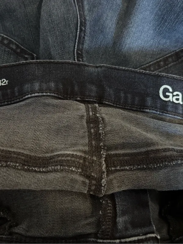Gap 1969 Slim Flare Jeans – Women’s 32R – Blue Black - Image 3