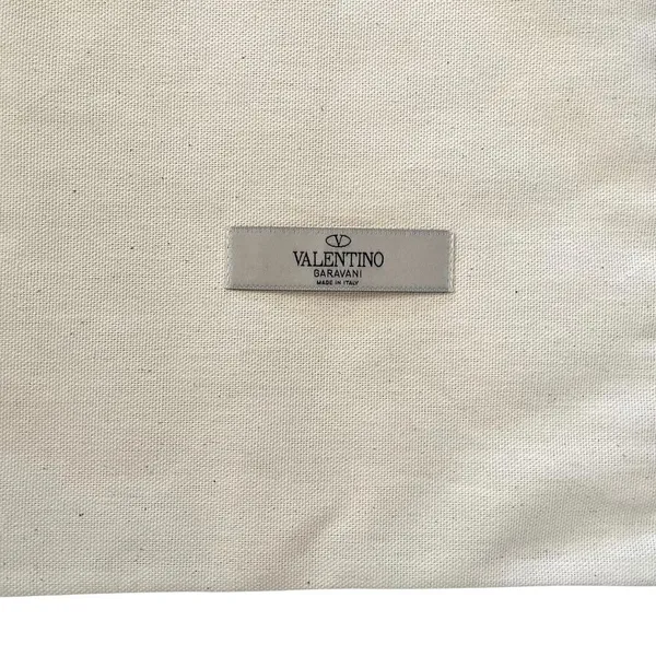 Valentino Garavani Cream Cotton Dust Bag Protective Cover Sleeper 8.5"x16" - Image 5