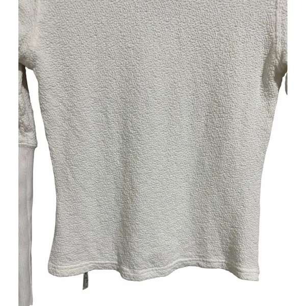 Free People Movement Recovery Layer‎ Top White Women's Size Medium - Image 6
