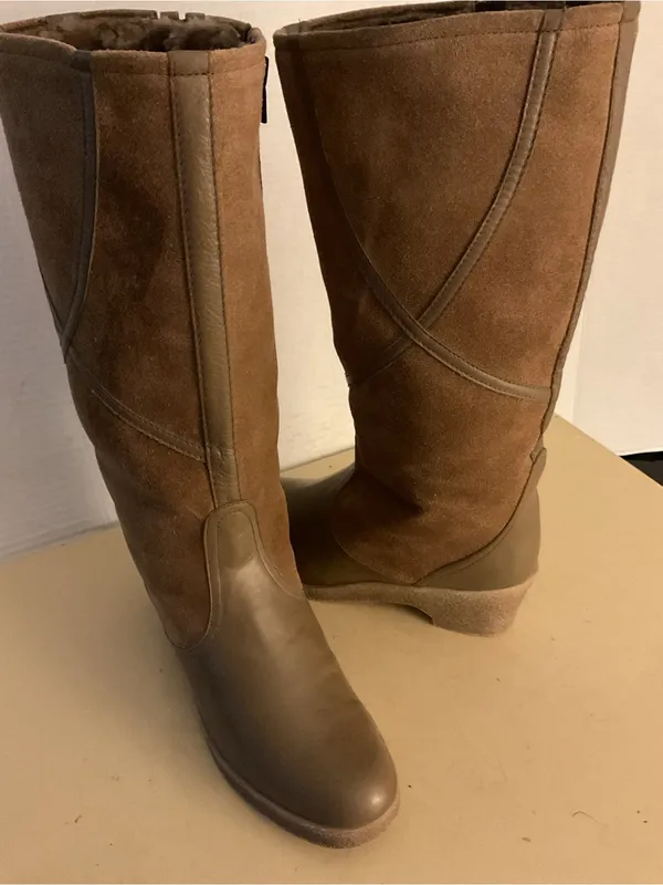Pajar women Suede & Leather waterproof knee high Boots US 6 - Image 2