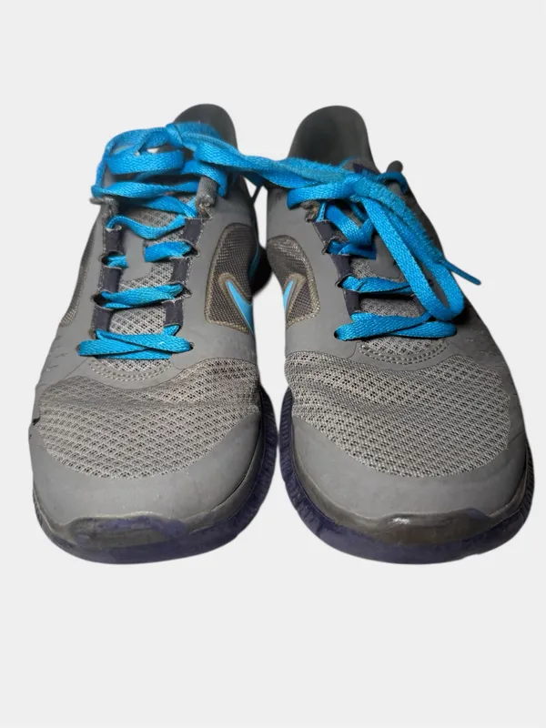 Nike Free Run 3 Women's Shoes Size 6.5 Gray Blue Running Athletic - Image 6