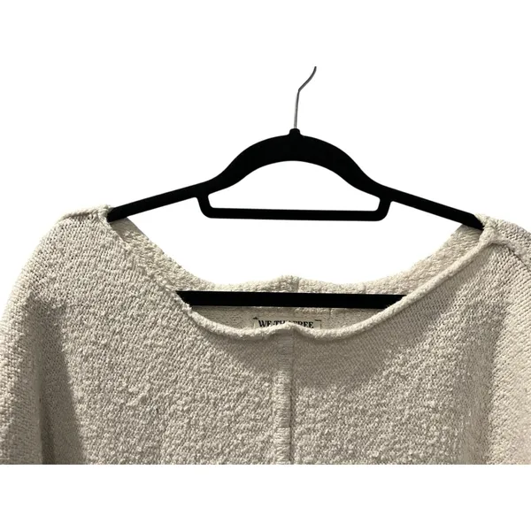 Free People Found My Friend Pullover Boucle Textured Sweater Size XS Oversized - Image 3
