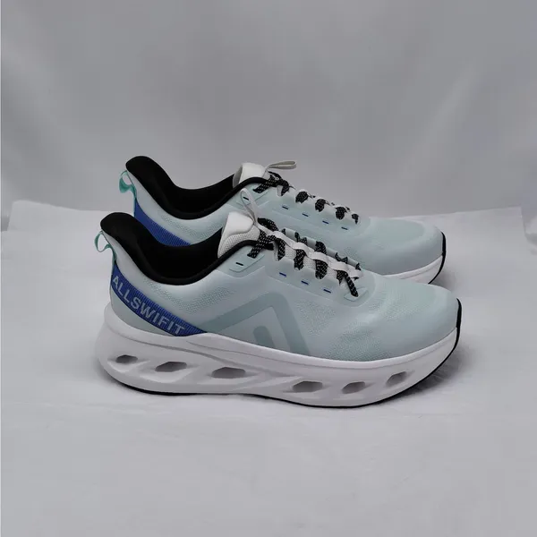 ALLSWIFIT Womens Running Sneakers Size 9.5 Green Blue Sporty Athletic Shoes - Image 13