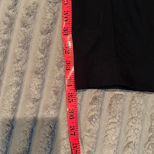 Who What Wear‎ Black Sailor Wide Leg Pants Trousers Tonal Buttons Size 12 - Image 6