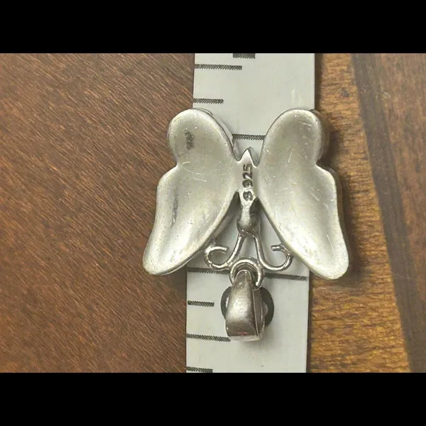 925 Sterling Silver Butterfly White F39 - Image 3