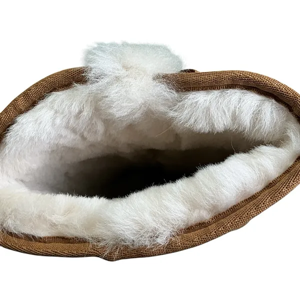 Koolaburra by Ugg Women's Tall Boots‎ Size 8 Chestnut Brown Sherpa Lined - Image 10