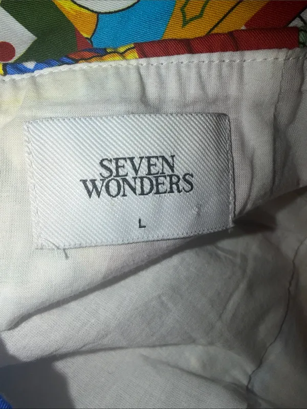 $145 NWOT Revolve X Seven Wonders AERA MINI DRESS - PHAEDRA PRINT L - Image 12