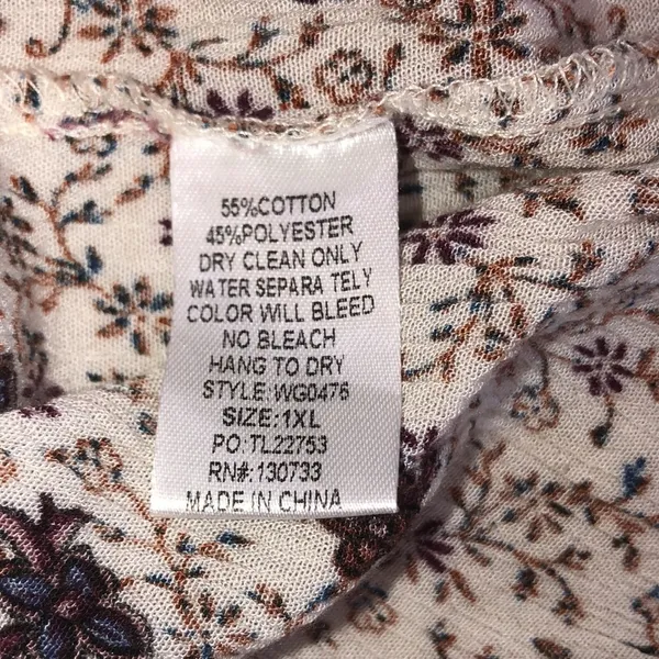 Umgee size 1X large floral boho summer dress - Image 6