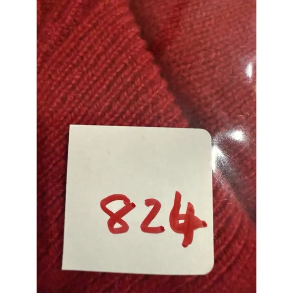 Peck And Peck Luxury Womens Size Xl Red V Neck 2 Ply‎ 100% Cashmere Sweater - Image 5