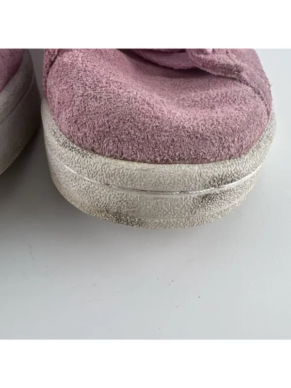 Adidas Campus Mens 5 Womens 6 00s Pink and White Suede Low Top Sneakers - Image 6