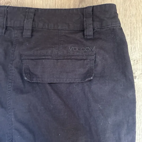 Volcom Women's Cargstone Pants Cargo 100% Cotton Brown Size 28 - Image 8