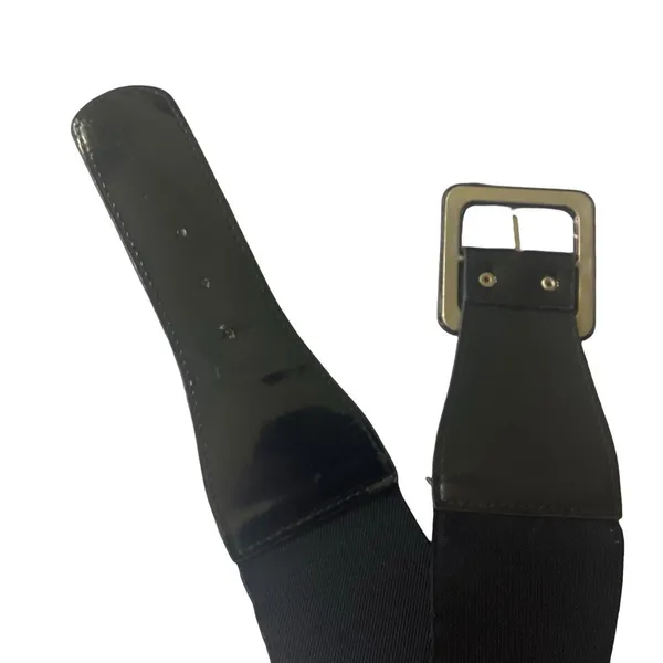 Wide Elastic Belt Black - Image 7