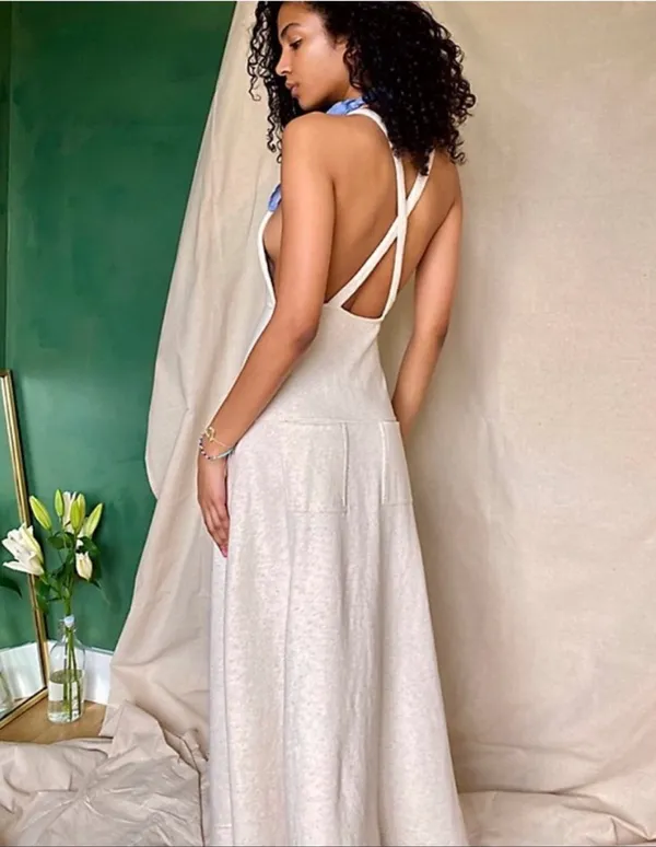 Free People Beach Stay Salty Midi Dress - Image 3