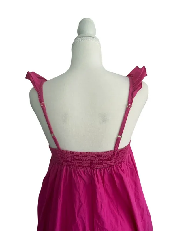 SHOW ME YOUR MUMU Pink Smocked Maxi Sundress Size XS - Image 6