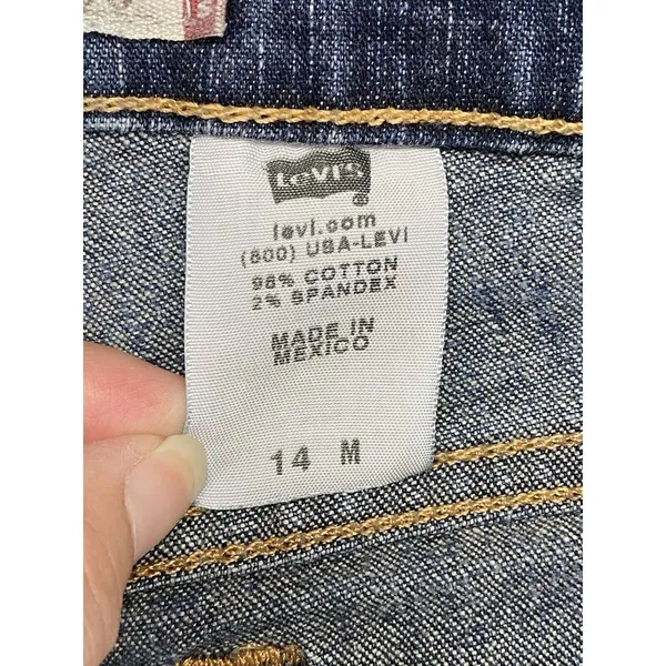 Levis 550 Relaxed Bootcut Leg Denim Jeans Womens Size 14 M Stonewashed‎ Blue - Image 9